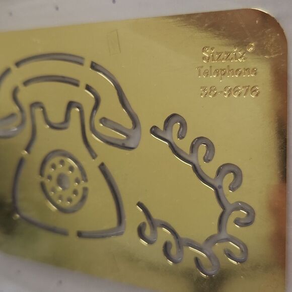 Sizzix Embossing Folder Telephone 38-9676 - Picture 2 of 3